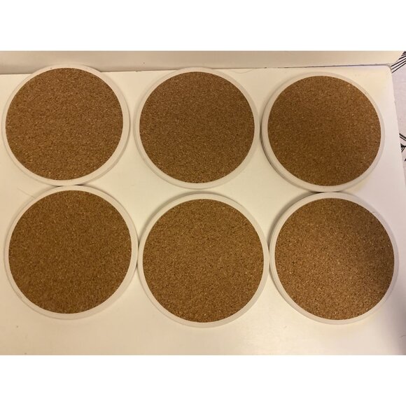 Hoomey Coasters Set of 6 Bible Christian Absorbent Drink Coasters & Holder - Picture 4 of 8